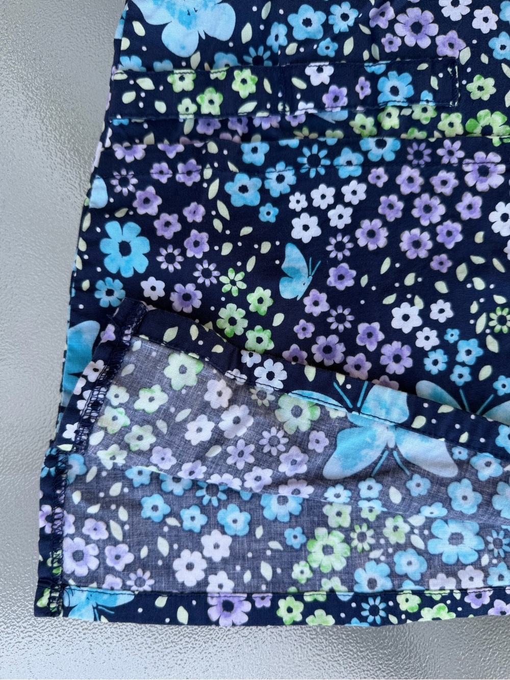 Cherokee Floral Butterfly V-Neck Stretch Scrub Top Medical Uniform ~ Women’s 2X - Picture 4 of 6
